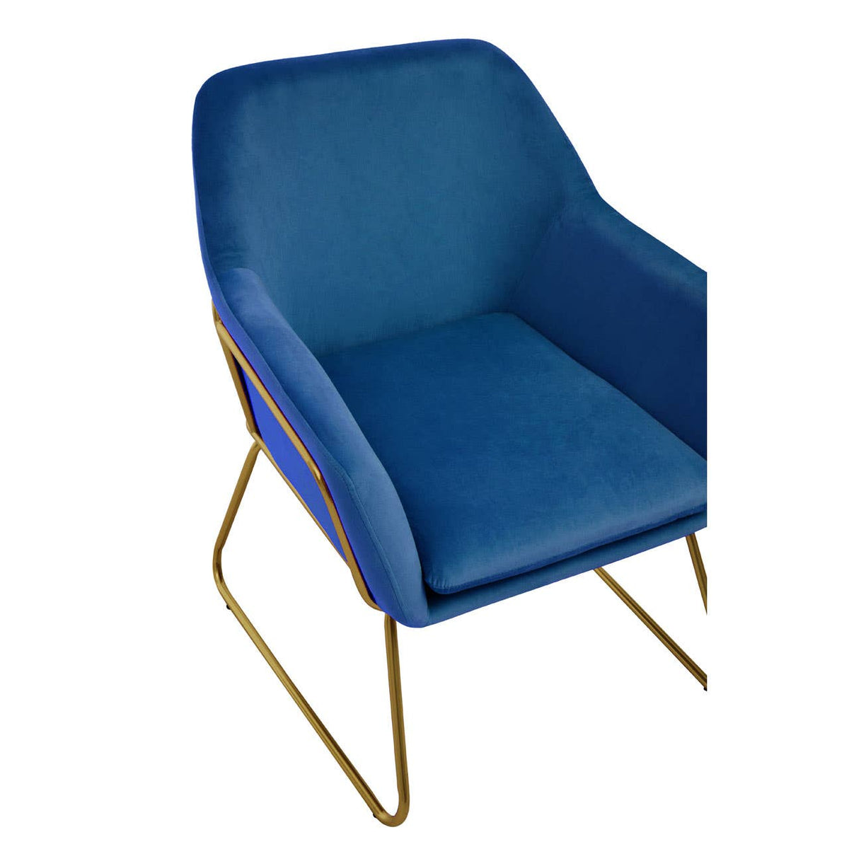 Xander Midnight Velvet Armchair.