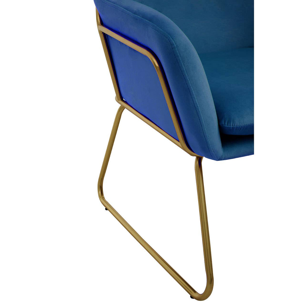 Xander Midnight Velvet Armchair.