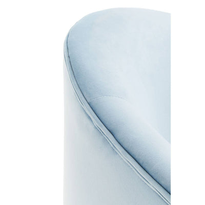 Noosa & Co. Living Yasmeen Aqua Blue Velvet Armchair House of Isabella UK