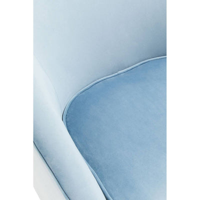 Noosa & Co. Living Yasmeen Aqua Blue Velvet Armchair House of Isabella UK