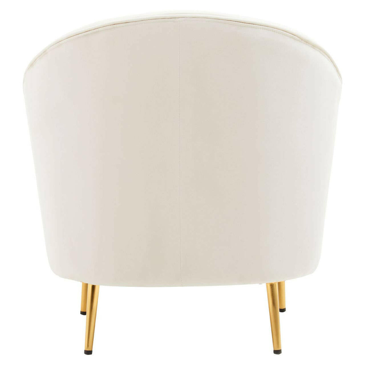 Yasmeen Beige Velvet Armchair.