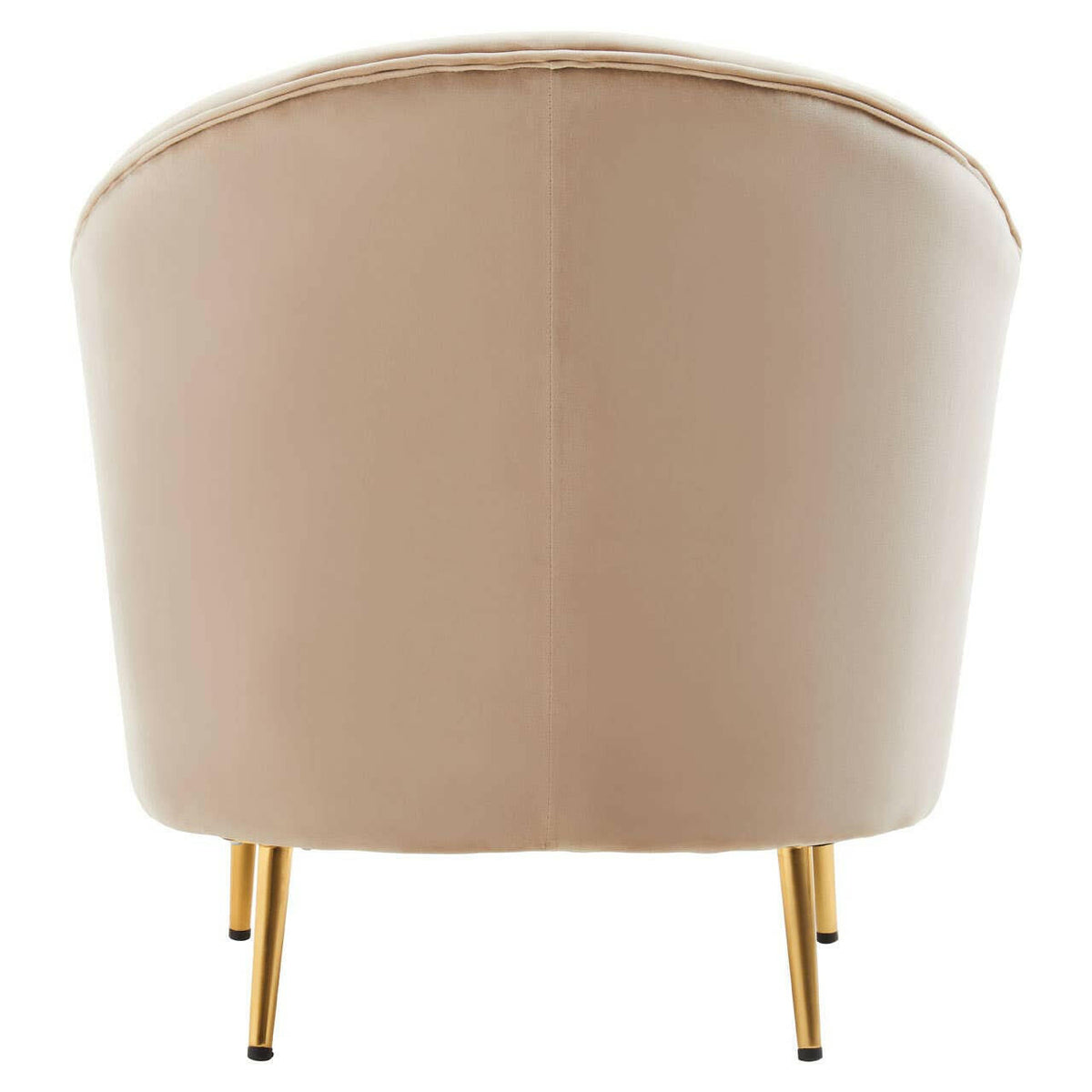 Yasmeen Mink Velvet Armchair.