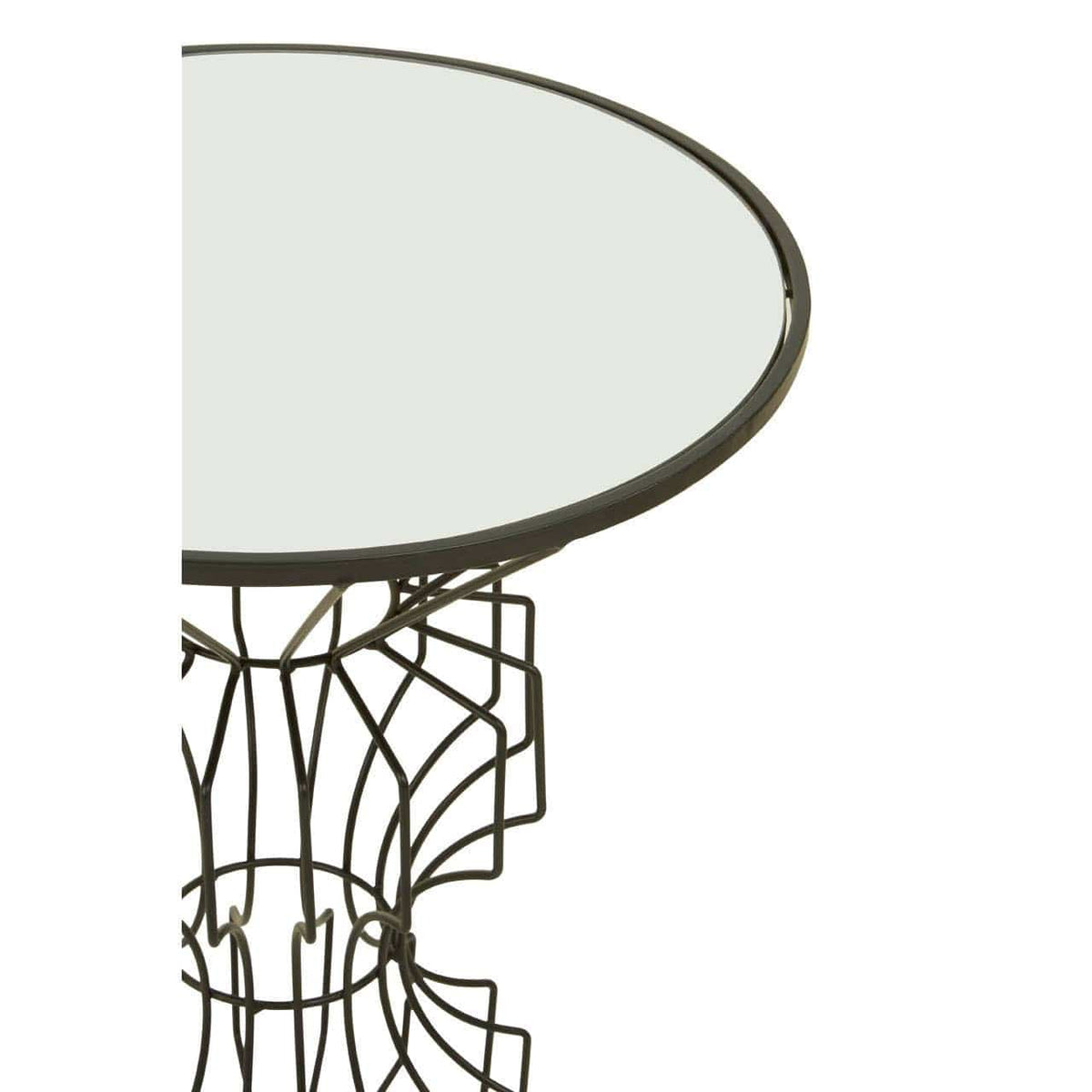 Noosa & Co. Living Yaxi Black Finish Frame Table House of Isabella UK