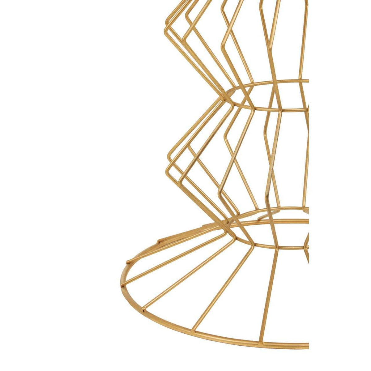Noosa & Co. Living Yaxi Gold Finish Frame Table House of Isabella UK