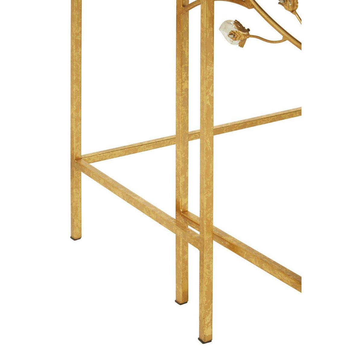 Yaxi Set Of 2 Tables With Black Wooden Top.