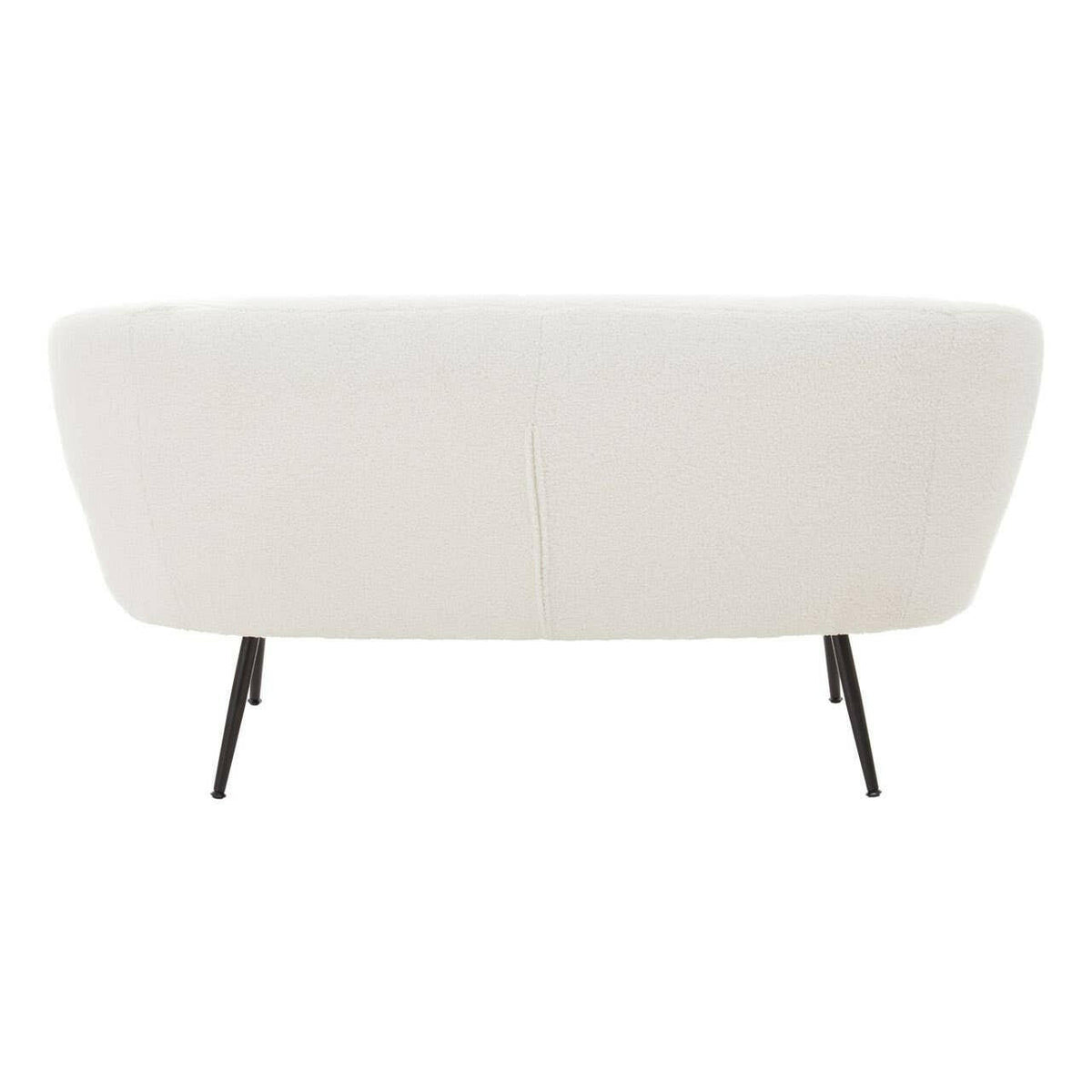 Yazmin Two Seat Sofa With Black Finish Legs.