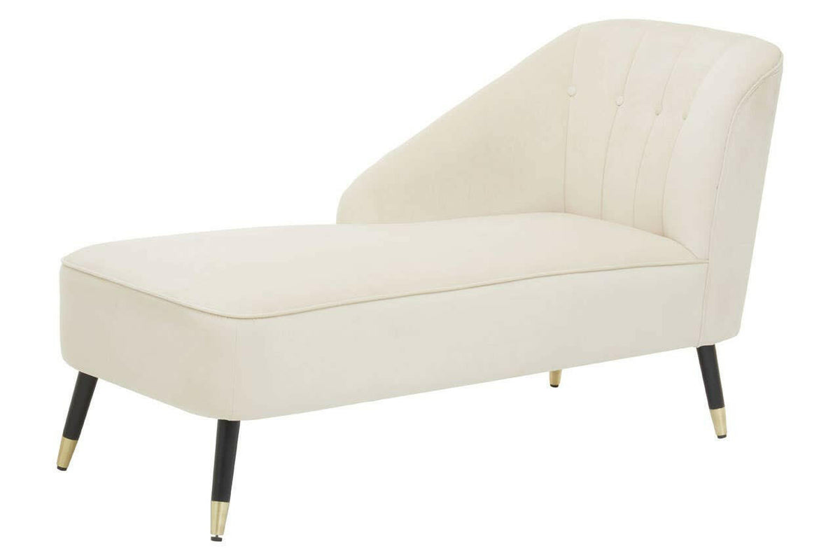 Yvette Mink Velvet Chaise Lounge.