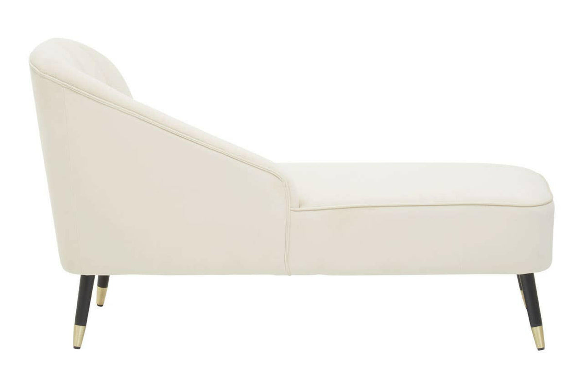 Yvette Mink Velvet Chaise Lounge.