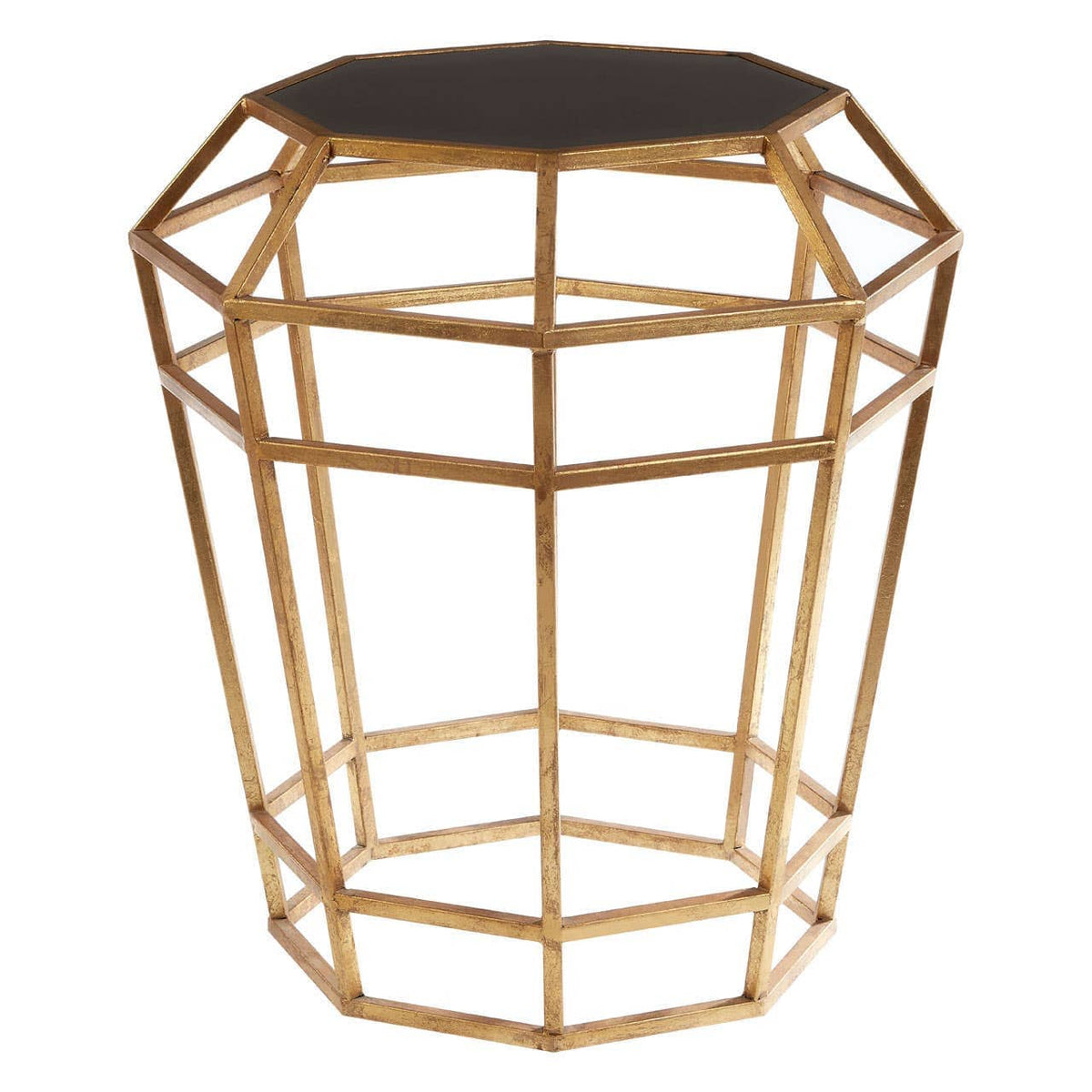 Noosa & Co. Living Zariah Mirror Top and Geometric Base Table House of Isabella UK