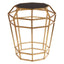 Noosa & Co. Living Zariah Mirror Top and Geometric Base Table House of Isabella UK