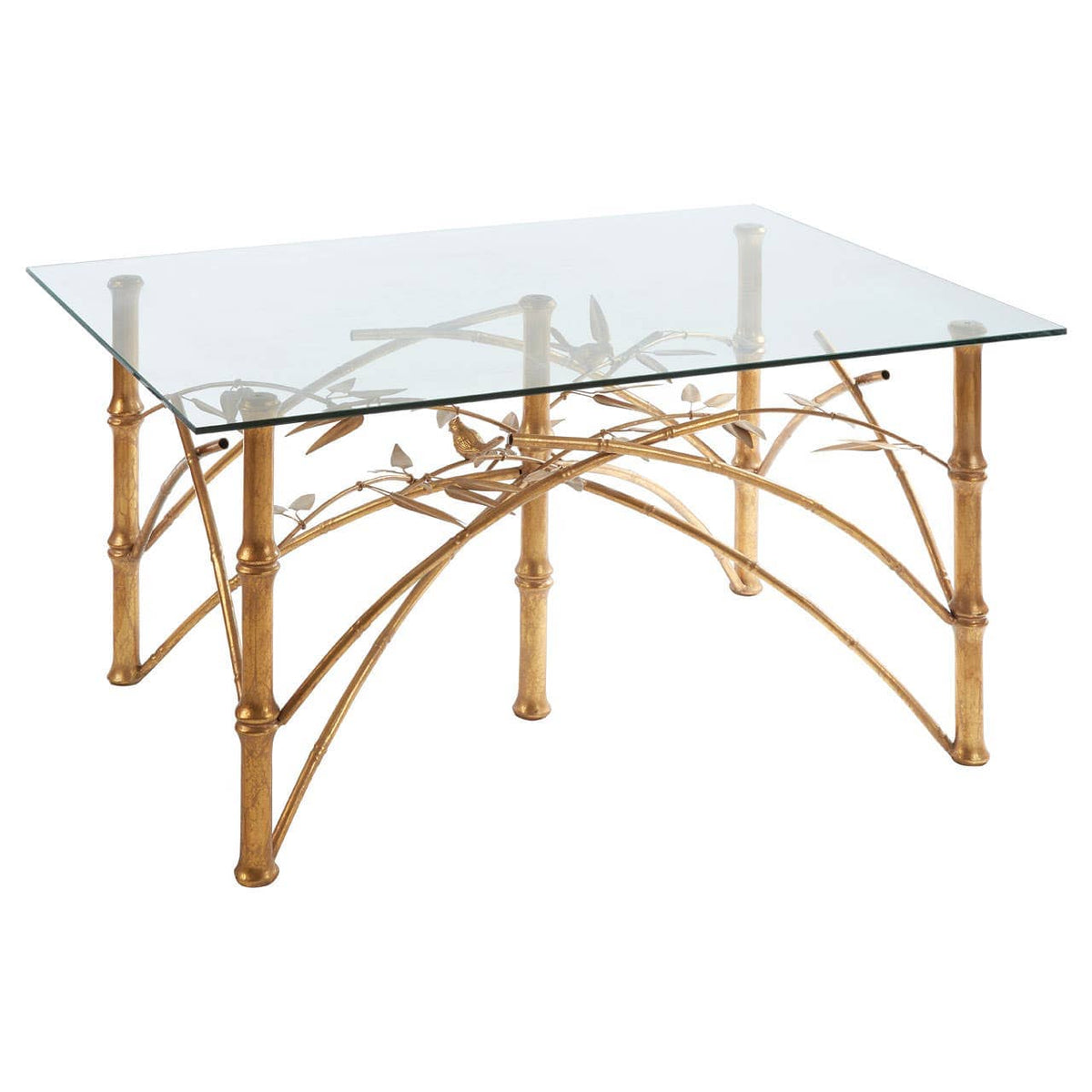 Zariah Table With Bamboo Design Legs.