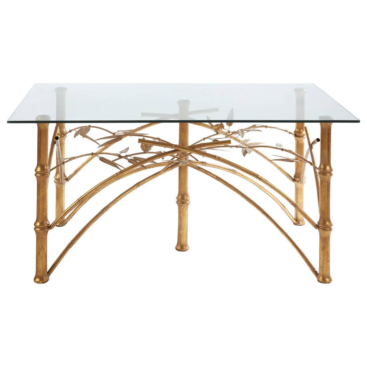 Zariah Table With Bamboo Design Legs.