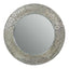 Noosa & Co. Mirrors Akola Nickle Finish Round Wall Mirror House of Isabella UK