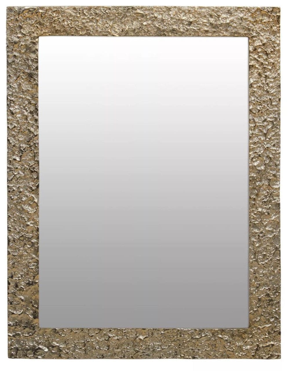 Noosa & Co. Mirrors Akola Textured Gold Finish Rectangular Wall Mirror House of Isabella UK