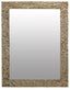 Noosa & Co. Mirrors Akola Textured Gold Finish Rectangular Wall Mirror House of Isabella UK