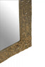 Noosa & Co. Mirrors Akola Textured Gold Finish Rectangular Wall Mirror House of Isabella UK