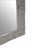 Noosa & Co. Mirrors Akola Textured Silver Frame Rectangular Wall Mirror House of Isabella UK