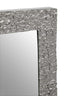 Noosa & Co. Mirrors Akola Textured Silver Frame Rectangular Wall Mirror House of Isabella UK