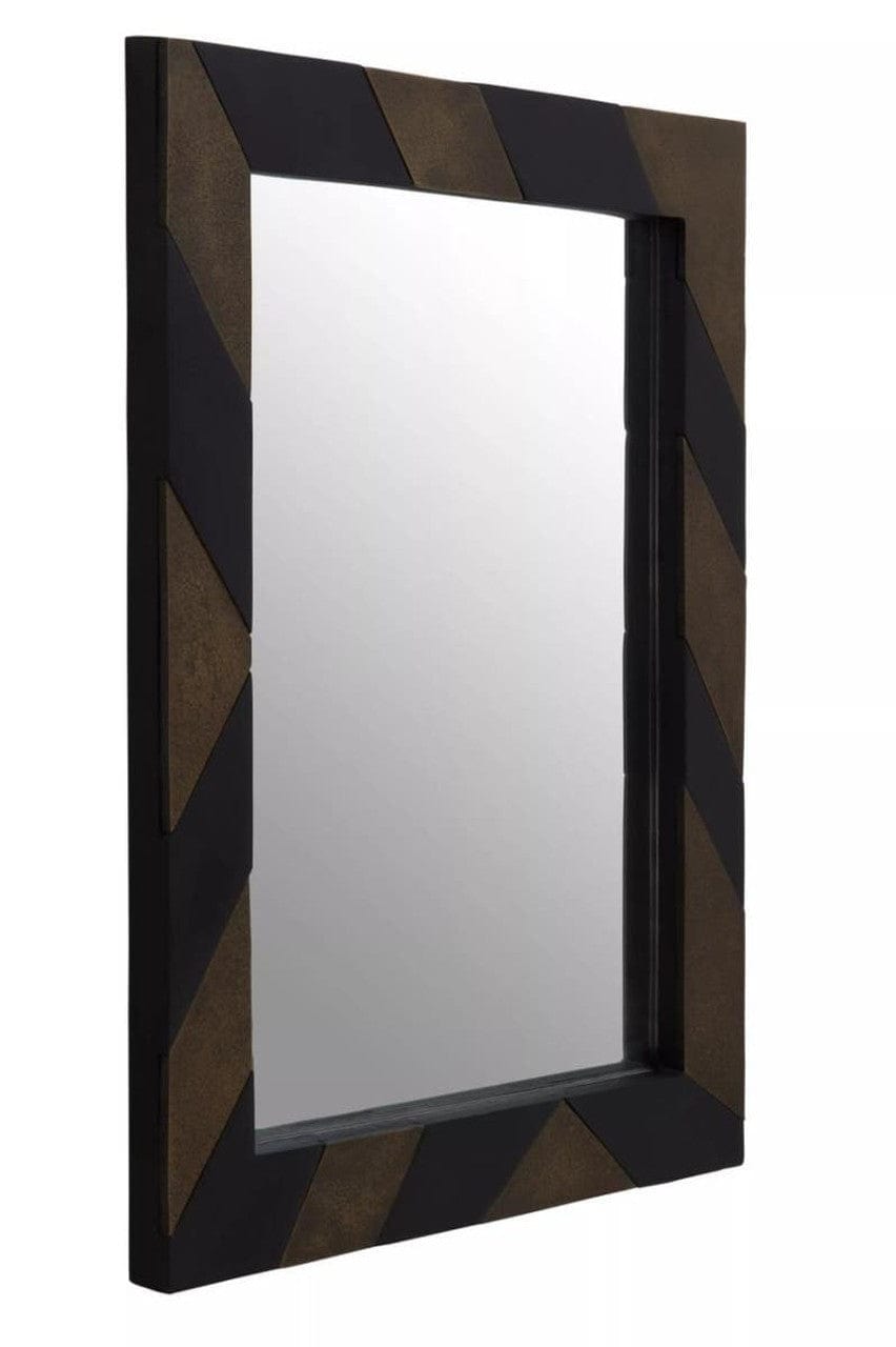 Noosa & Co. Mirrors Aris Black and Gold Wall Mirror House of Isabella UK