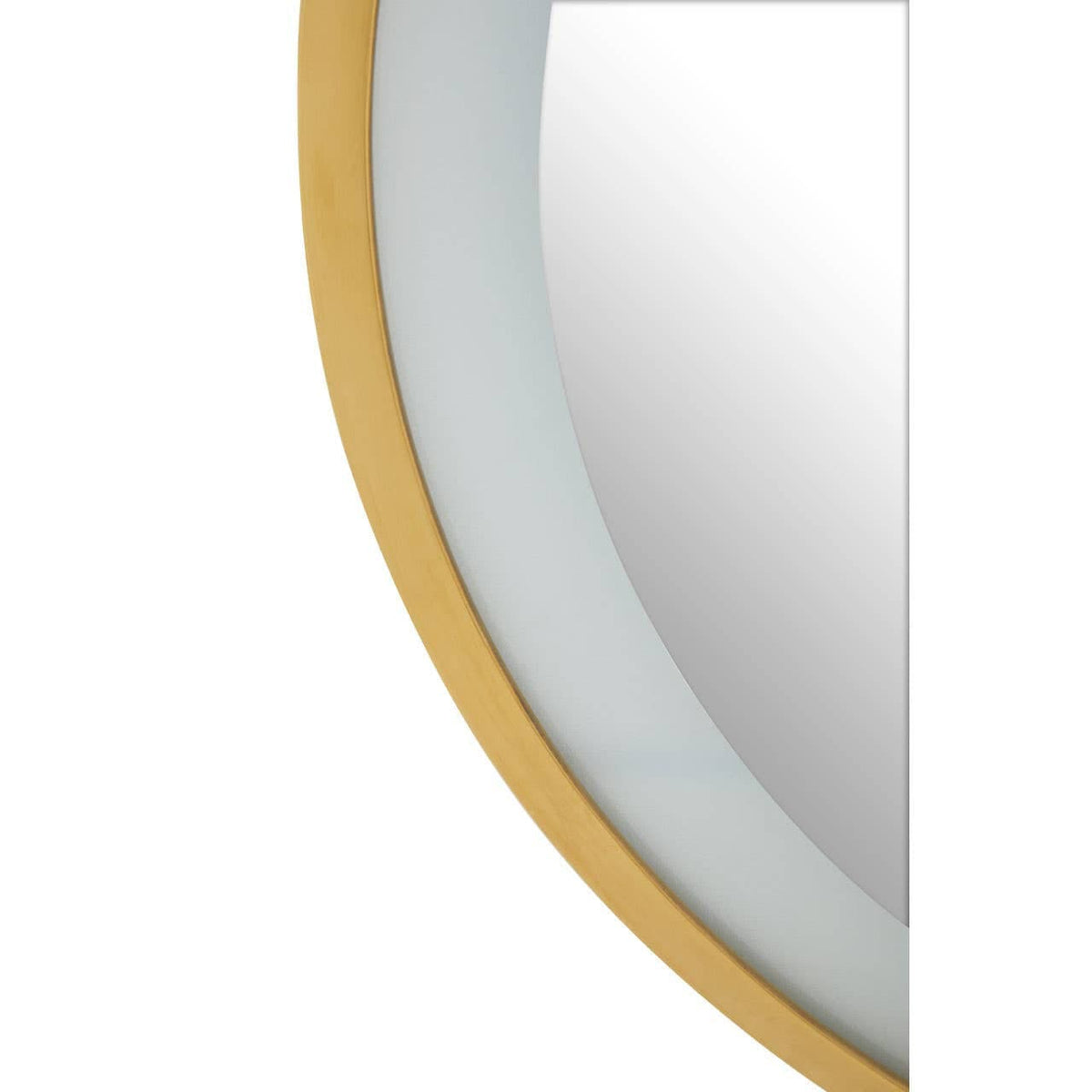 Noosa & Co. Mirrors Avelino Illuminated LED Gold Round Mirror House of Isabella UK