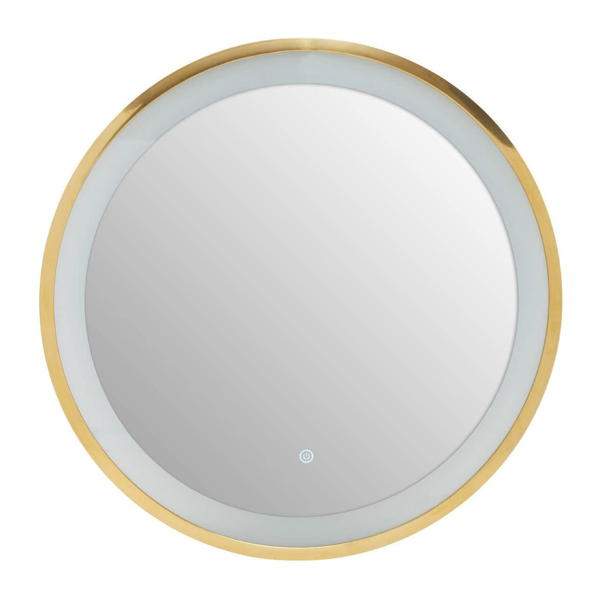 Noosa & Co. Mirrors Avelino Illuminated LED Gold Round Mirror House of Isabella UK