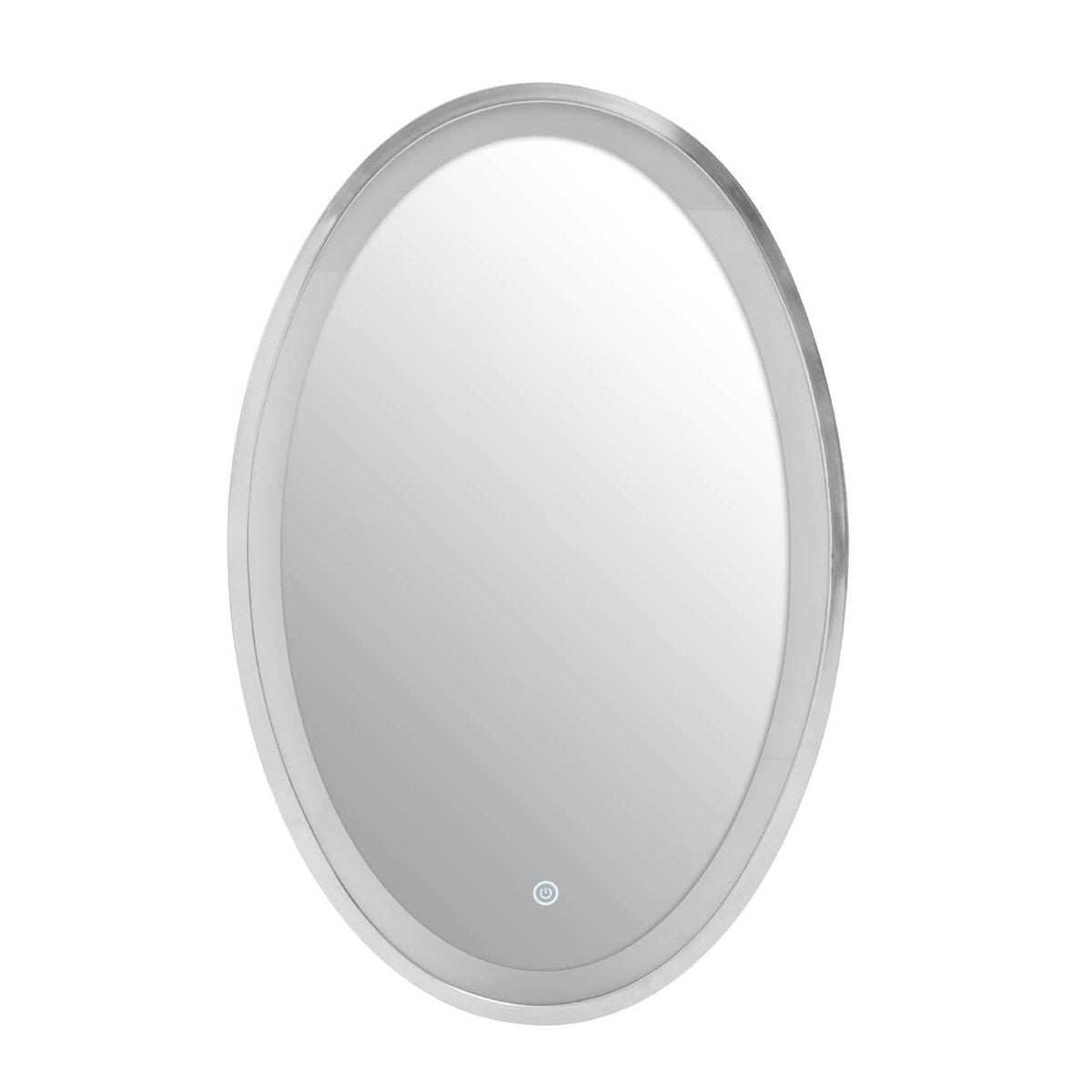 Noosa & Co. Mirrors Avelino Illuminated LED Silver Oval Mirror House of Isabella UK