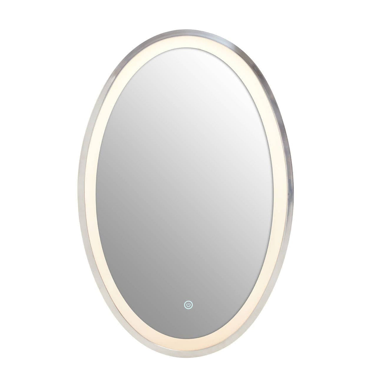 Noosa & Co. Mirrors Avelino Illuminated LED Silver Oval Mirror House of Isabella UK