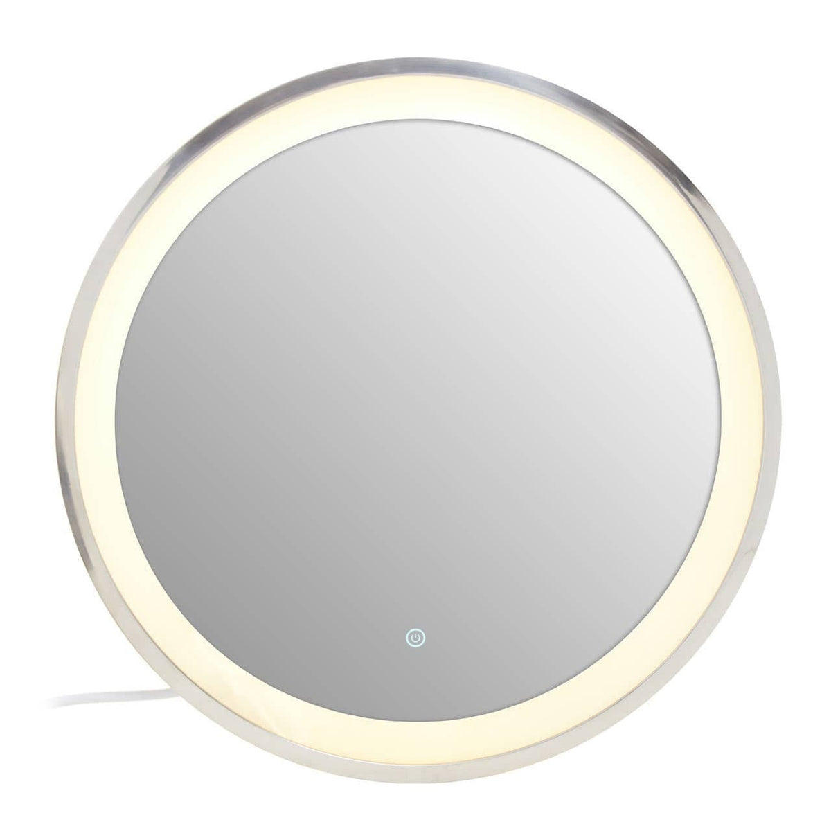 Noosa & Co. Mirrors Avelino Illuminated LED Silver Round Mirror House of Isabella UK