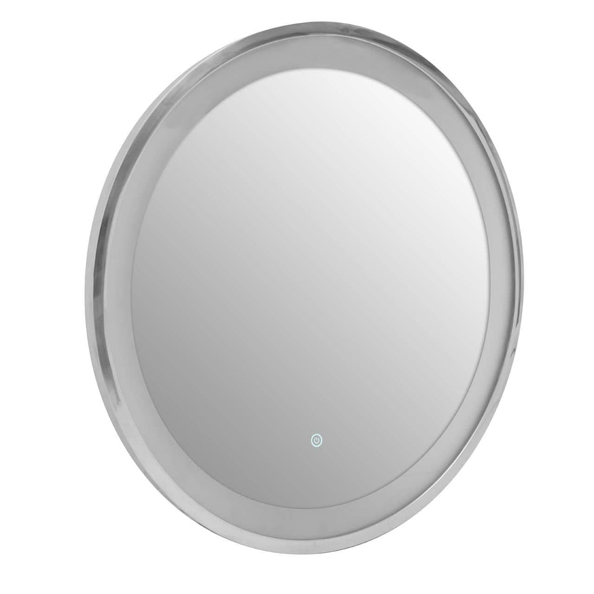 Noosa & Co. Mirrors Avelino Illuminated LED Silver Round Mirror House of Isabella UK