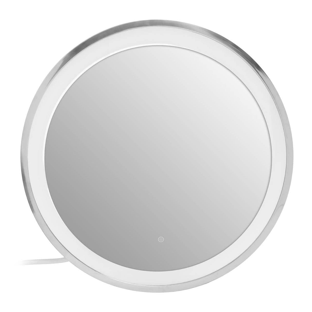 Noosa & Co. Mirrors Avelino Illuminated LED Silver Round Mirror House of Isabella UK