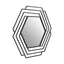 Noosa & Co. Mirrors Beauly Black Finish Hexagonal Wall Mirror House of Isabella UK