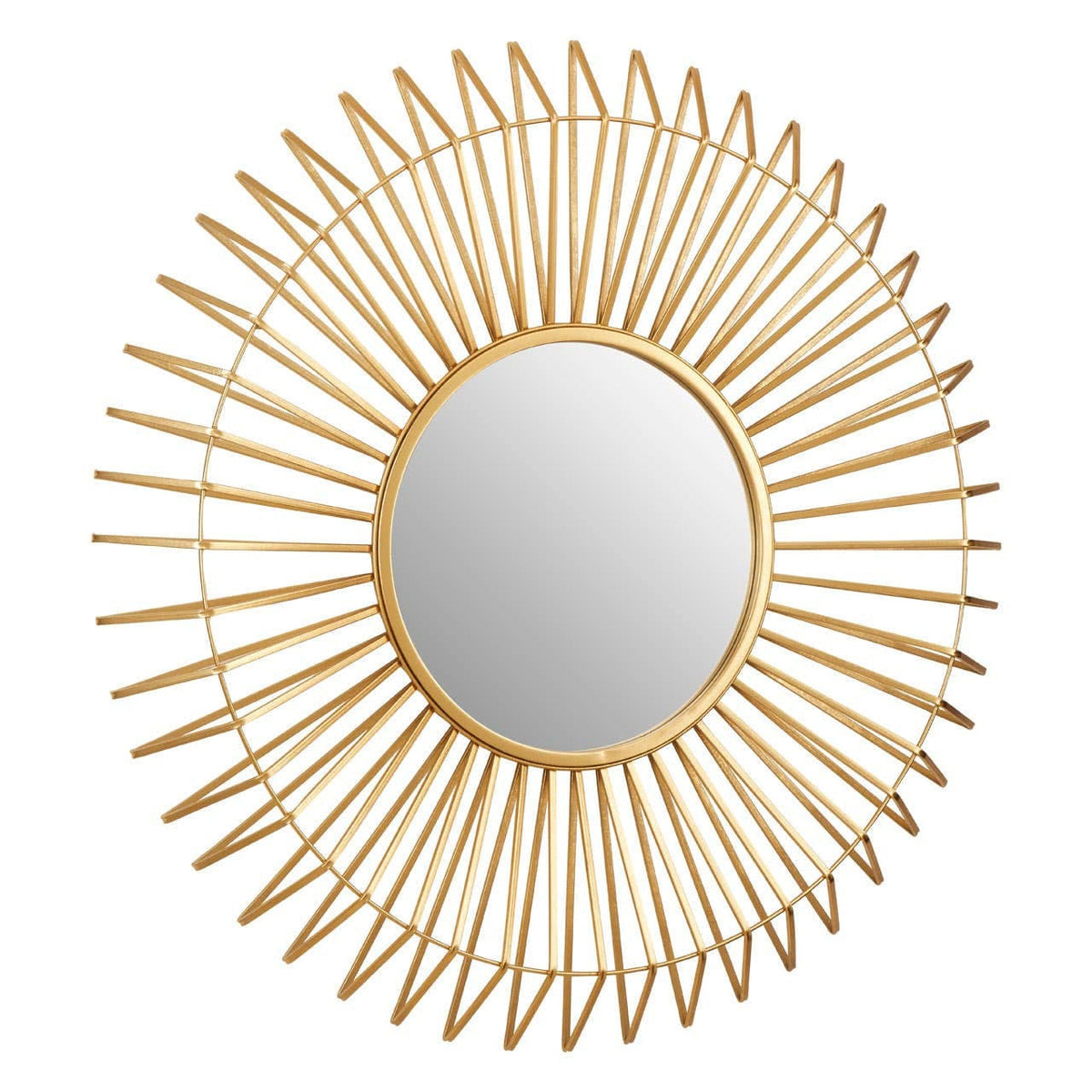 Noosa & Co. Mirrors Beauly Round Gold Wall Mirror House of Isabella UK