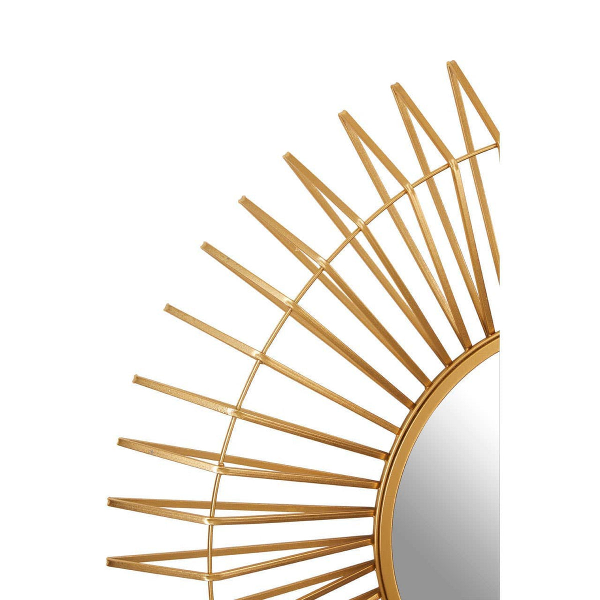 Noosa & Co. Mirrors Beauly Round Gold Wall Mirror House of Isabella UK