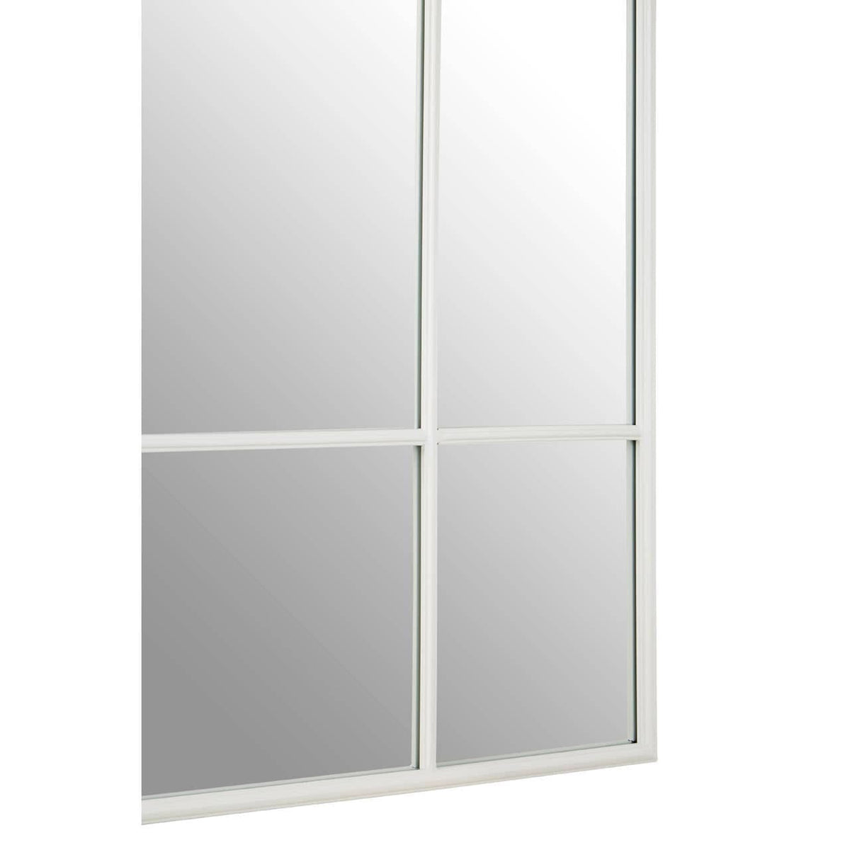 Noosa & Co. Mirrors Claren Matt White Window Pane Wall Mirror House of Isabella UK