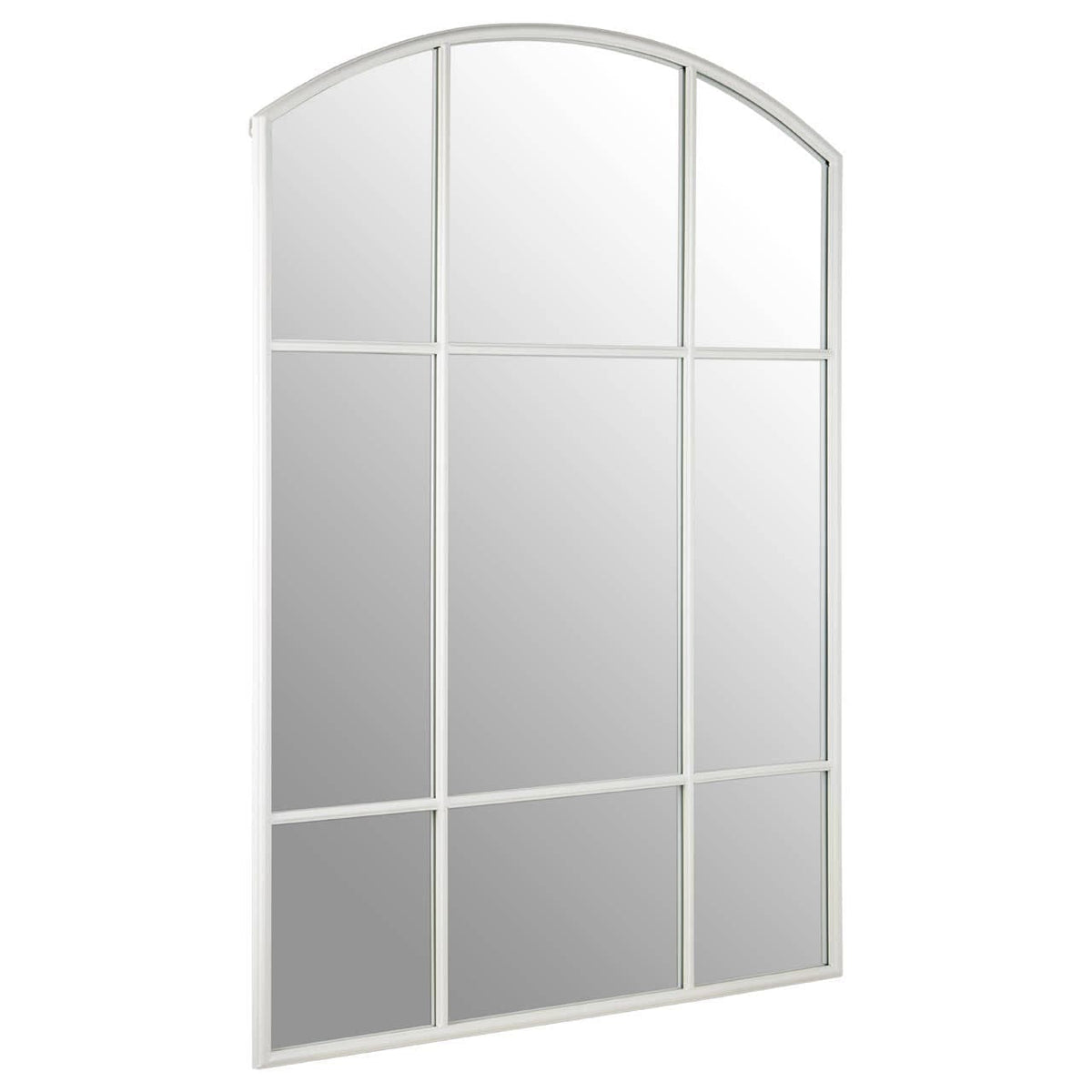 Noosa & Co. Mirrors Claren Matt White Window Pane Wall Mirror House of Isabella UK