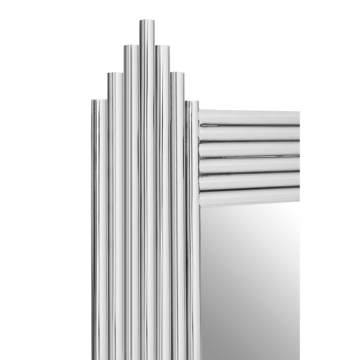 Noosa & Co. Mirrors Clarice Stainless Steel Frame Wall Mirror House of Isabella UK