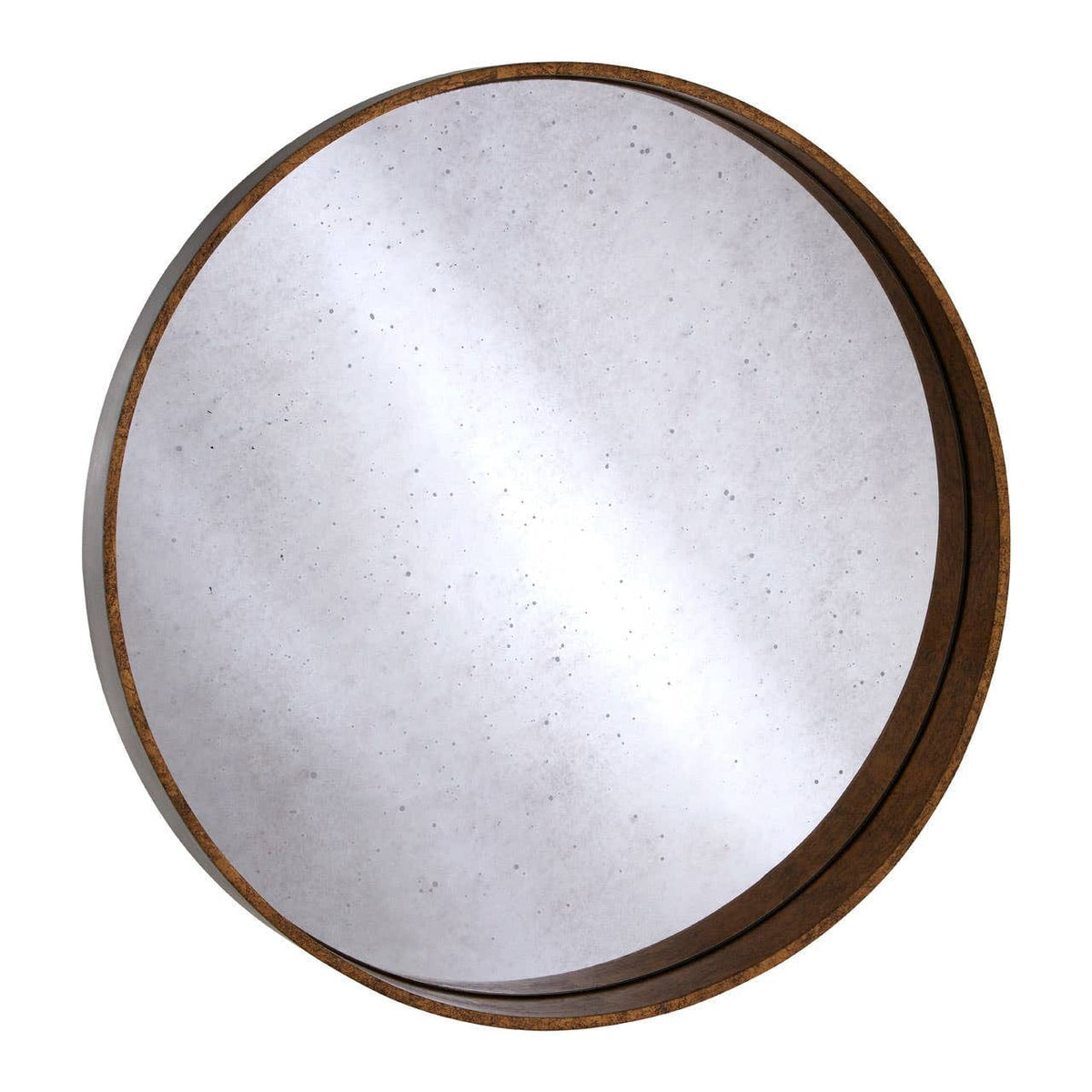 Noosa & Co. Mirrors Colton Round Wall Mirror with Antique Gold Frame House of Isabella UK