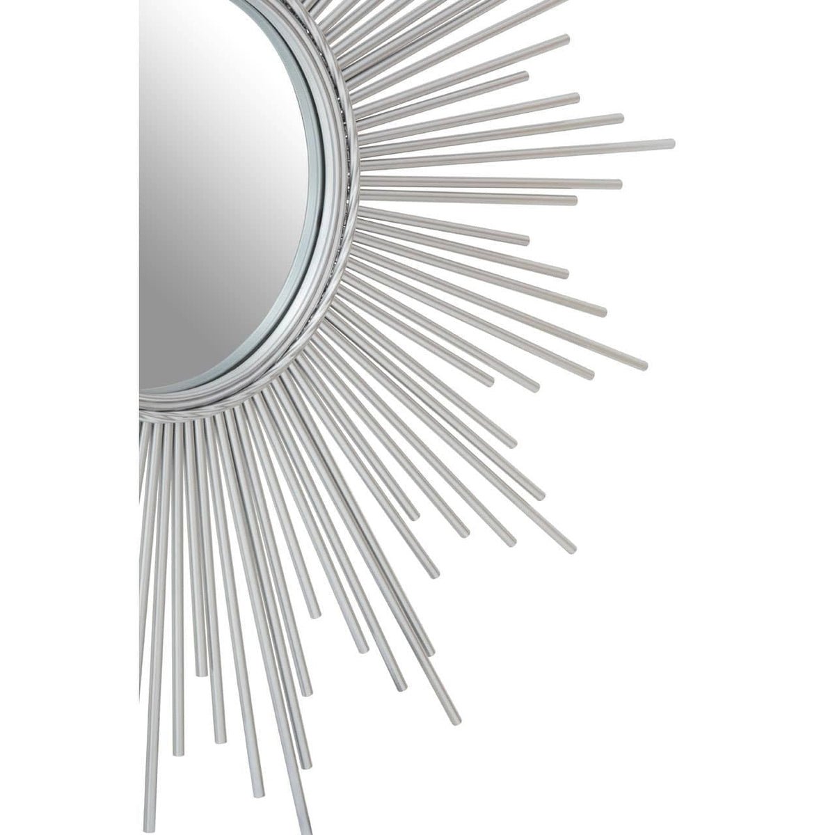 Noosa & Co. Mirrors Cristal Silver Finish Wall Mirror House of Isabella UK