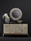 Noosa & Co. Mirrors Deruta Grey Shagreen Effect Wall Mirror House of Isabella UK
