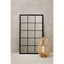 Noosa & Co. Mirrors Descartes Black Large Grid Wall Mirror House of Isabella UK