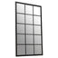 Noosa & Co. Mirrors Descartes Black Large Grid Wall Mirror House of Isabella UK