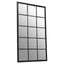 Noosa & Co. Mirrors Descartes Black Large Grid Wall Mirror House of Isabella UK