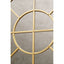 Noosa & Co. Mirrors Descartes Gold Finish Round Wall Mirror House of Isabella UK