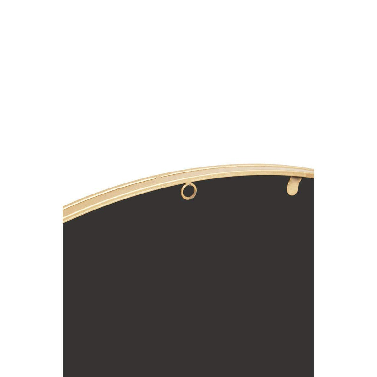 Noosa & Co. Mirrors Descartes Gold Finish Round Wall Mirror House of Isabella UK