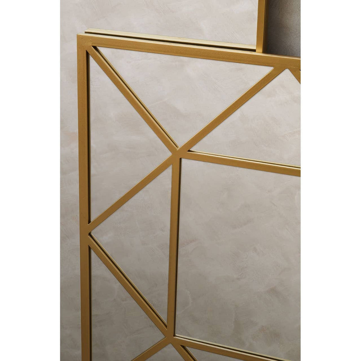 Noosa & Co. Mirrors Descartes Gold Frame Wall Mirror House of Isabella UK
