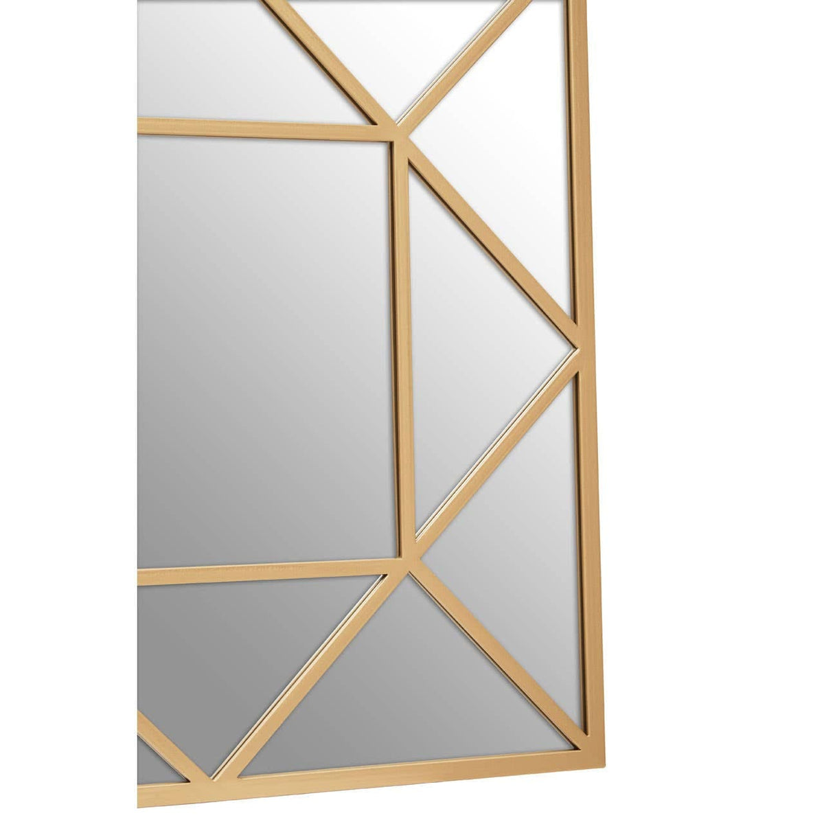 Noosa & Co. Mirrors Descartes Gold Frame Wall Mirror House of Isabella UK