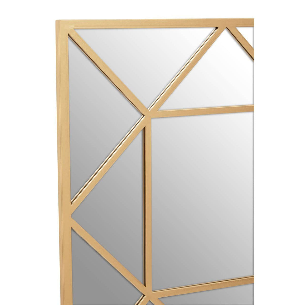 Noosa & Co. Mirrors Descartes Gold Frame Wall Mirror House of Isabella UK