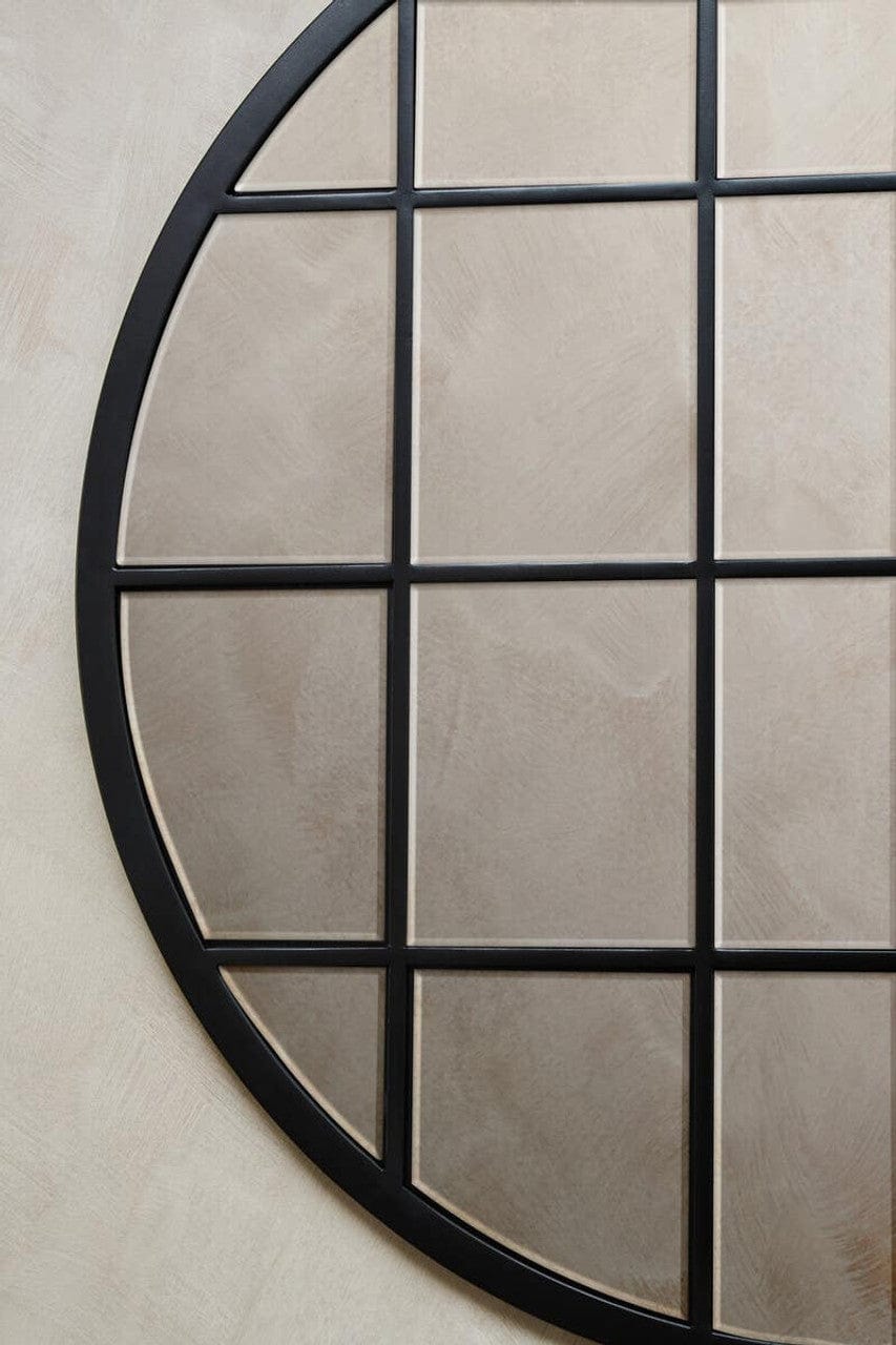 Noosa & Co. Mirrors Descartes Round Metal Wall Mirror House of Isabella UK