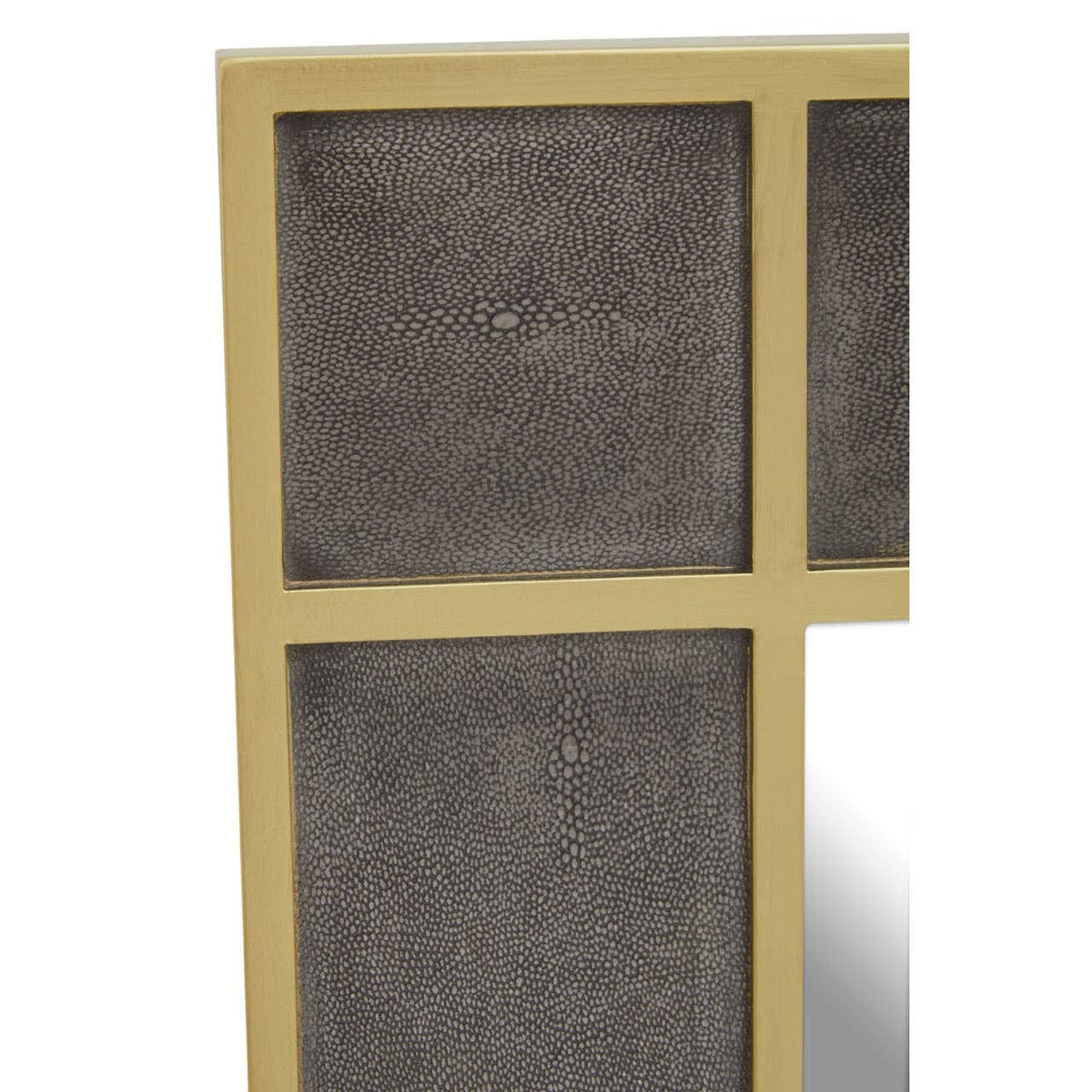 Noosa & Co. Mirrors Deskey Grey Shagreen Effect Wall Mirror House of Isabella UK