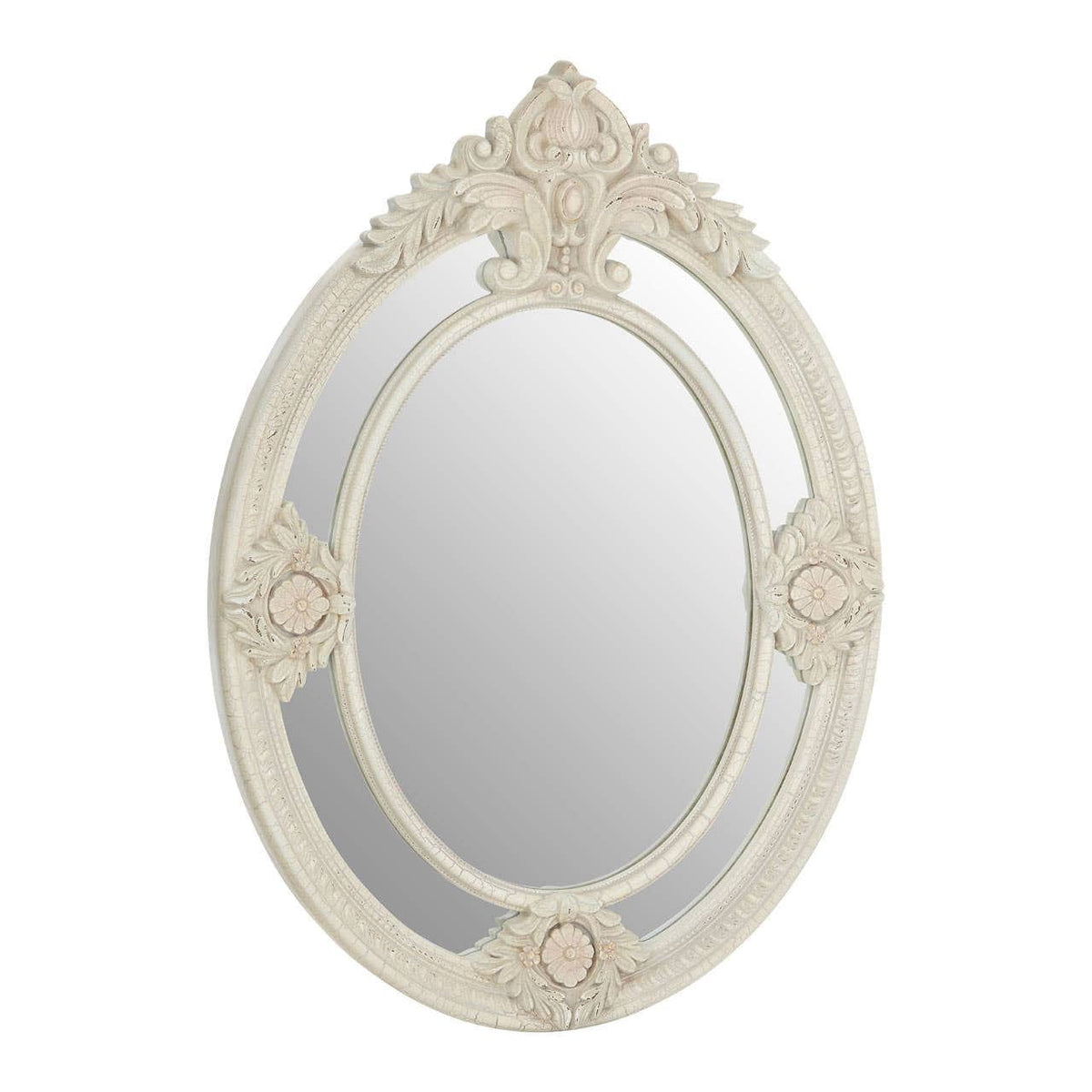 Noosa & Co. Mirrors Eclipse Antique White Ornate Wall Mirror House of Isabella UK